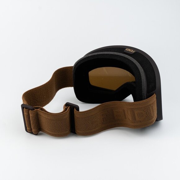 Fendi FE40152U SKI MASK Men 48G Brown Mirror NEW AUTHENTIC - Picture 5 of 13